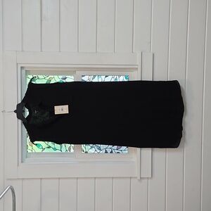 NYDJ black sleevless camp dress